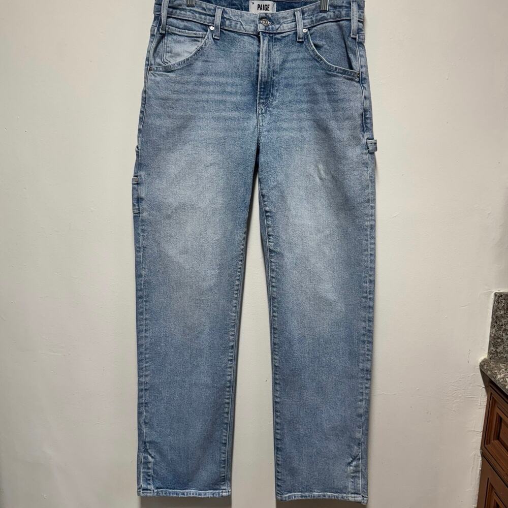 PAIGE Rion Straight Carpenter Pants Size 30 Cargo Utility Jeans Y2K Streetwear